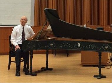 Mark Brombaugh plays harpsichord recital in Portland